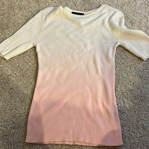 Short sleeve sweater